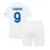 Camisa de time de futebol Inter Milan Marcus Thuram #9 Replicas 2º Equipamento Infantil 2023-24 Manga Curta (+ Calças curtas)